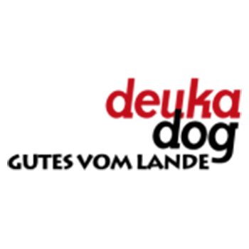 deuka dog Logo rot /schwarz