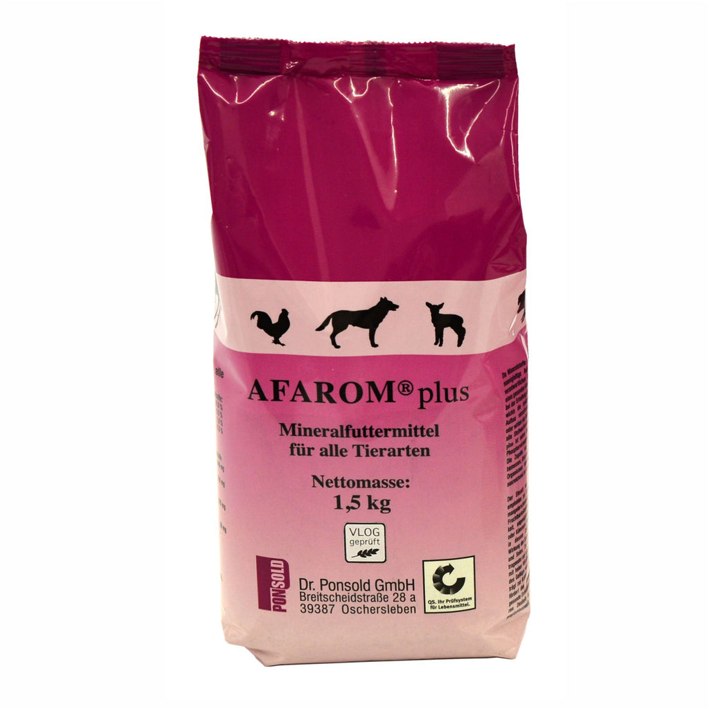 AFAROM plus Sack – Mineralfuttermittel für alle Tierarten, unterstützt Gesundheit und Vitalität.