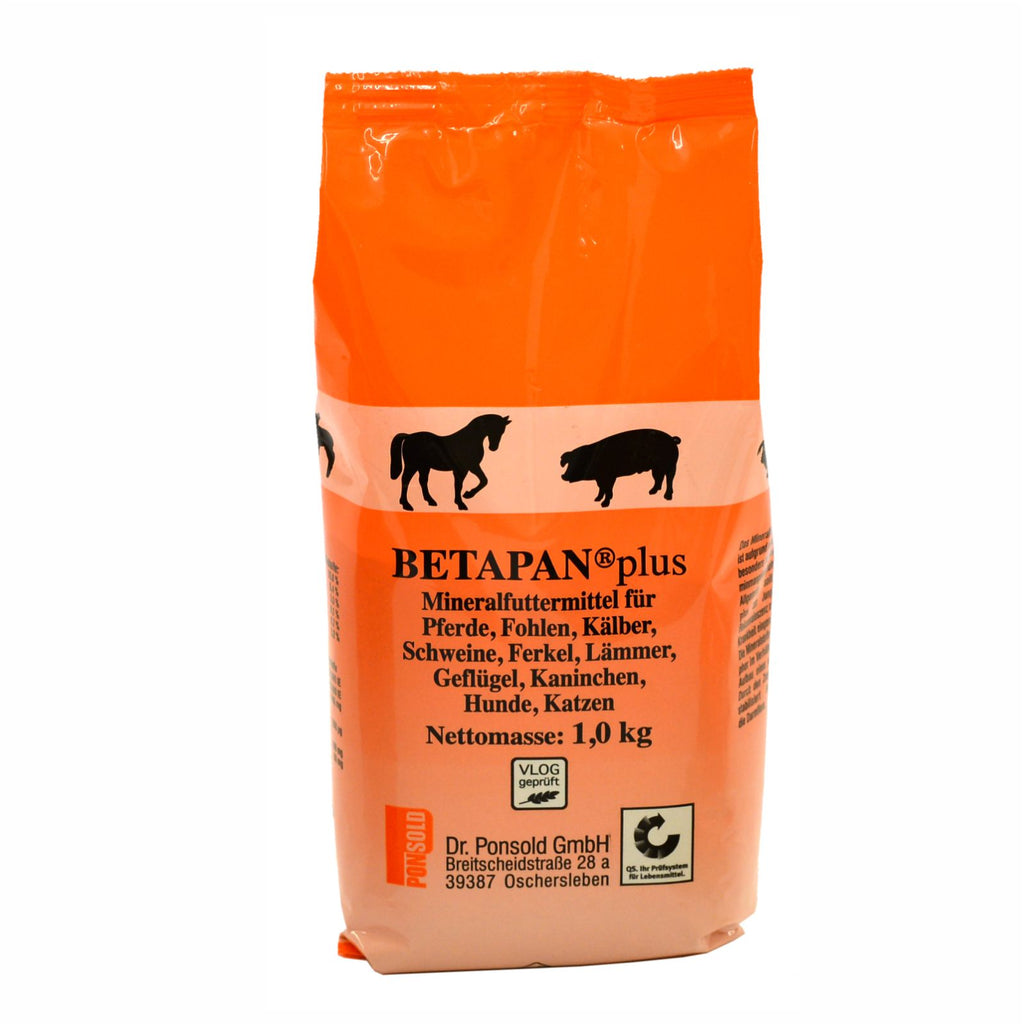 BETAPAN plus Sack – Mineralfuttermittel für alle Tierarten, unterstützt Gesundheit und Vitalität.