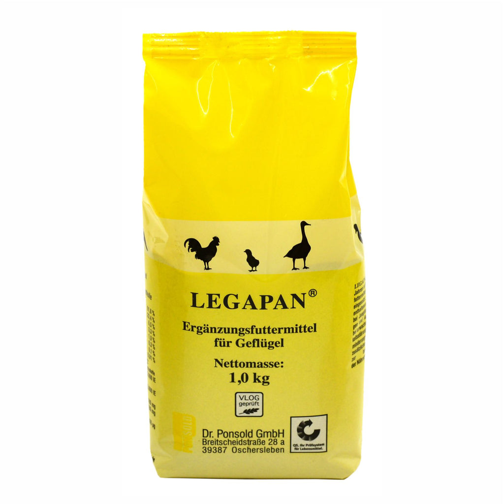 LEGAPAN Sack  – Ergänzungsfuttermittel für Geflügel, unterstützt Leistung und Vitalität
