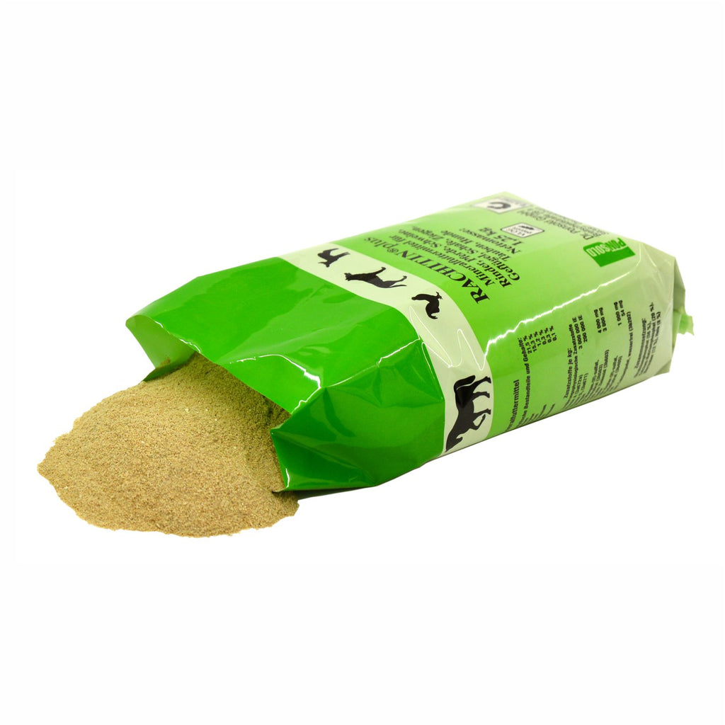 Rachitin plus Sack offen  – vielseitiges Mineralfutter für Rinder, Pferde, Schweine, Geflügel, Schafe, Ziegen, Tauben und Hunde.