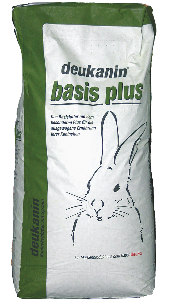 deukanin Basis Plus Sack  – ausgewogenes Futtermittel für Kaninchen, unterstützt Gesundheit und Vitalität.